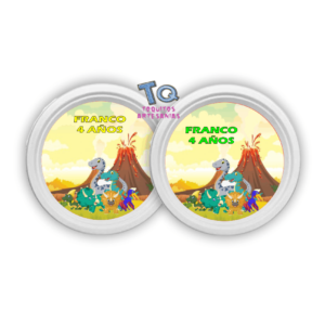 Dinosaurios x10 15x2mm