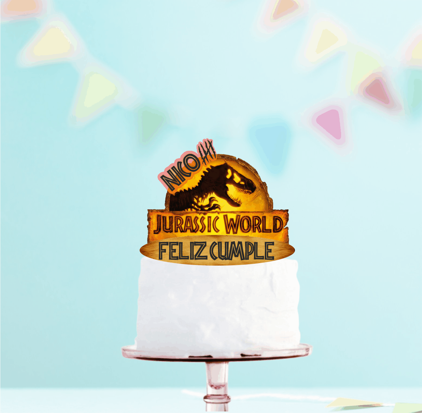 Jurassic World Dominion cake Toppers cod AT464