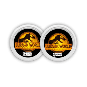 Jurassic World Dominion platos x10 15x2mm