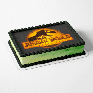 Jurassic World Dominion Torta merengue con lamina