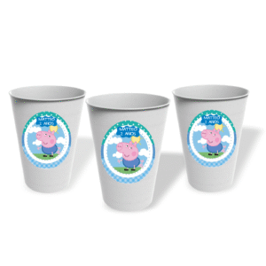 Vasos george peppa pig pack x10
