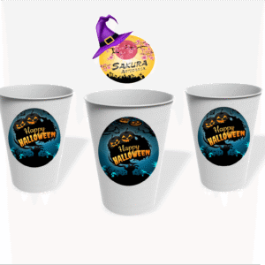 Vasos Happy Halloween terror