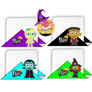 Servilleteros Halloween personajes