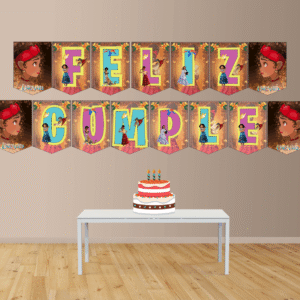 Encanto Banderín con feliz cumple