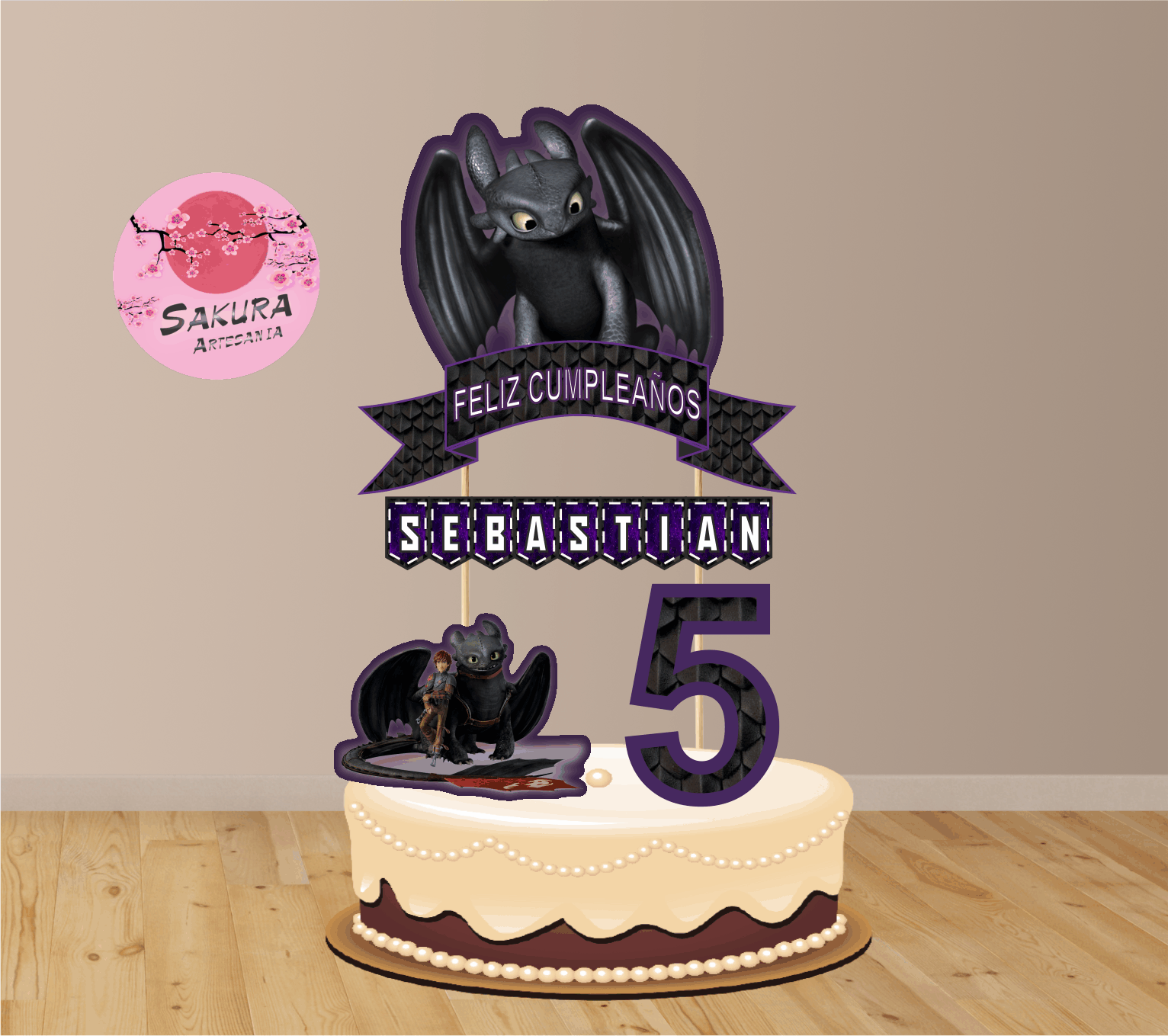 Chimuelo cake Toppers cod AT473