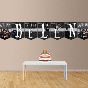 Merlina Banderín con Nombre