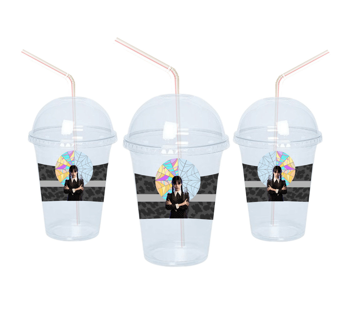 Merlina Vasos con cupula x10 (Sorbitos de regalo)