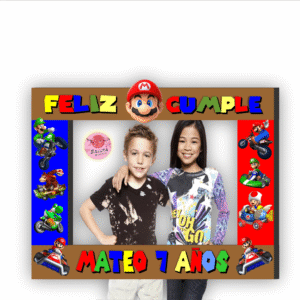 Marco selfie super Mario bros Kart