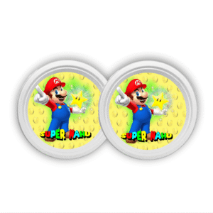 Mario Bros Platos x10 15x2mm