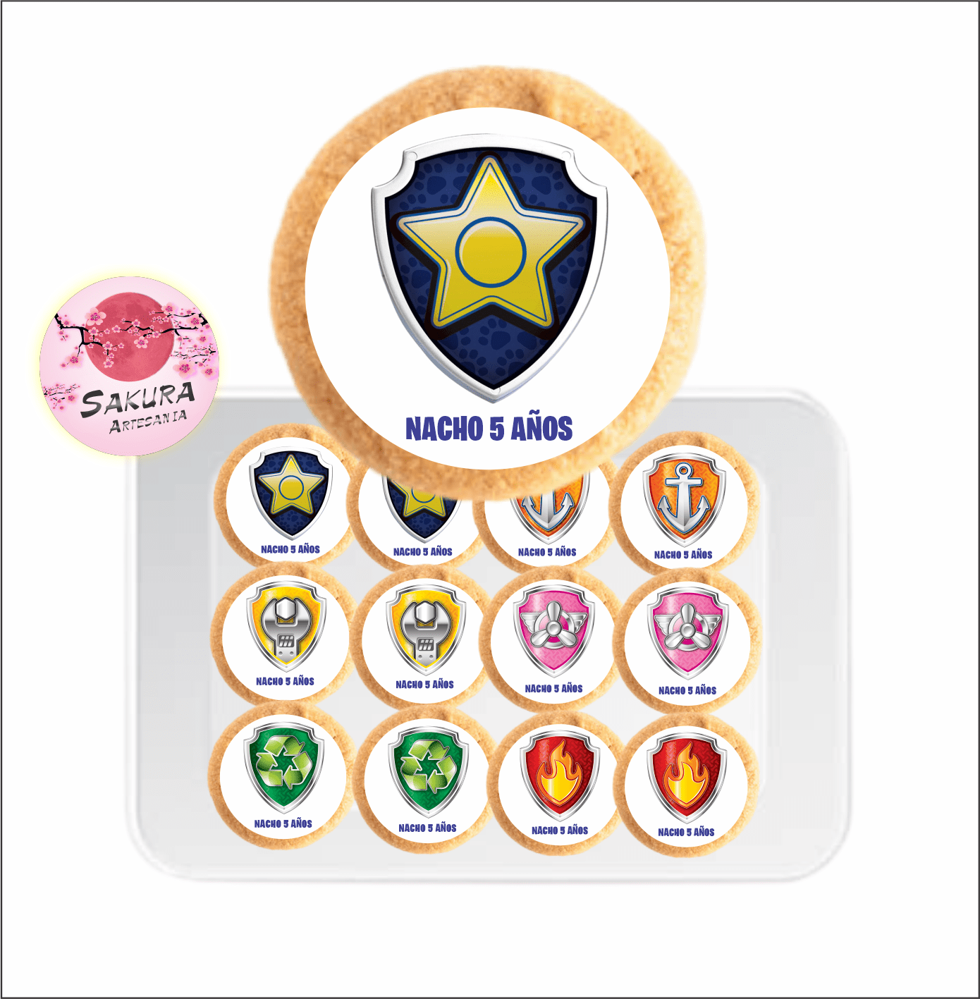 Galletas Patrulla canina pack x12