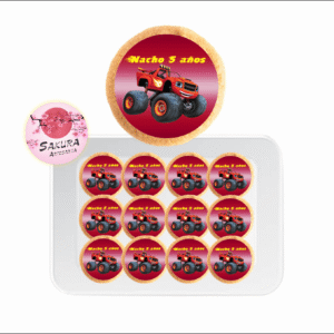 Galletas Blaze Monster Machines pack x12