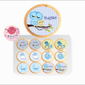 Galletas Baby Shower Niño pack x12