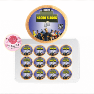 Galletas Fortnite pack x12