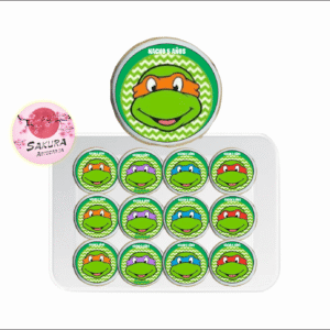 Galletas Las Tortugas Ninjas pack x12