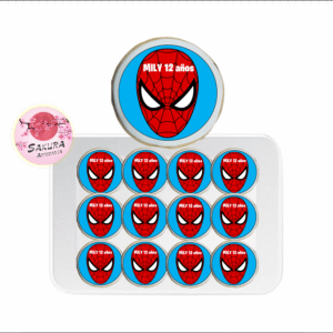 Galletas Spiderman pack x12