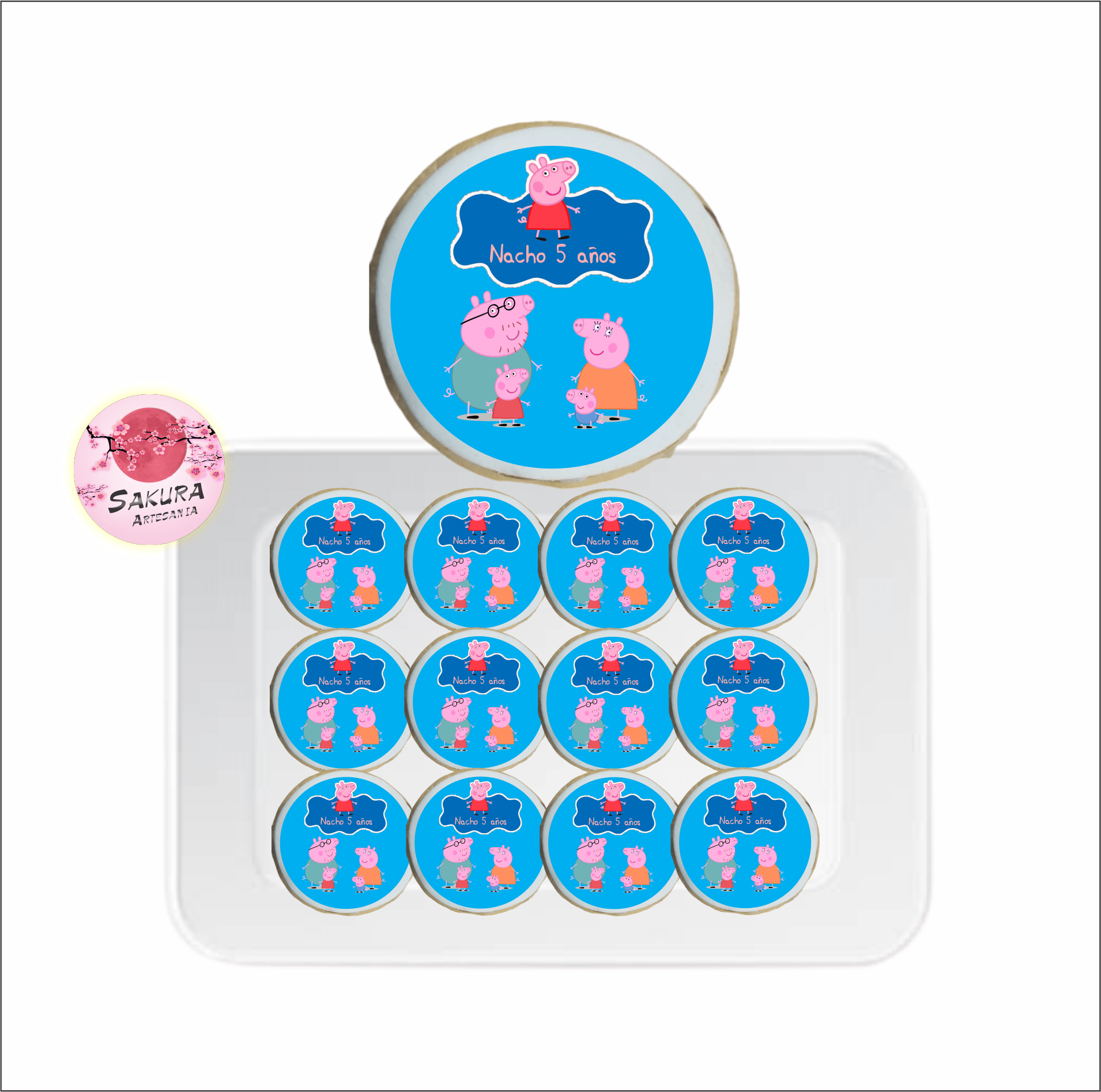 Galletas Peppa Pig pack x12