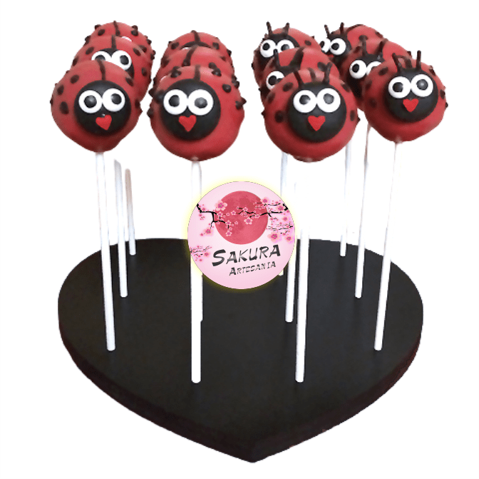 Cake pop Ladybug Miraculous