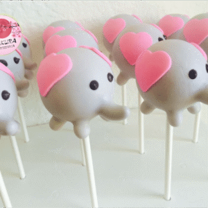 Cake pop Elefante Baby Shower