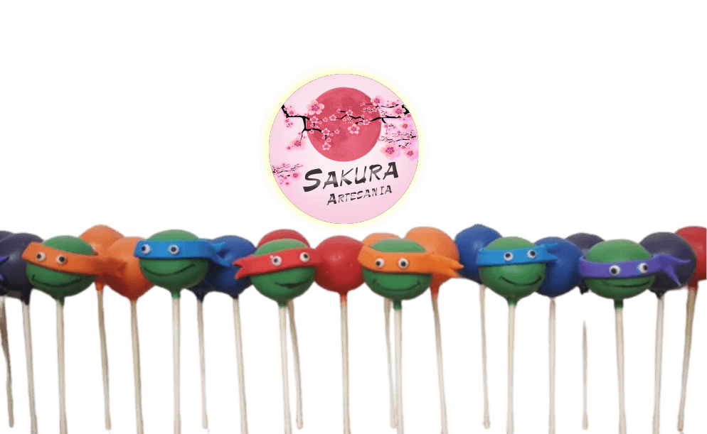 Cake pop Tortugas Ninjas