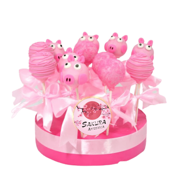 Cake pop Peppa Pig
