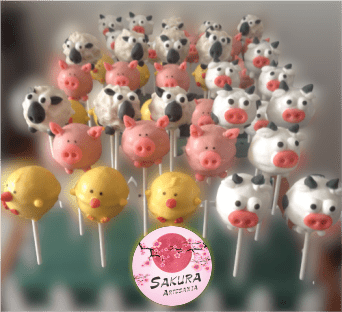 Cake pop La Granja de Zenon