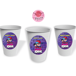 Vasos Siete pecados capitales  pack x10