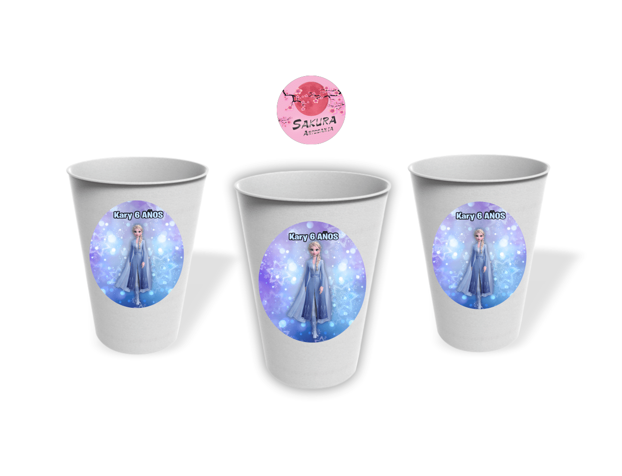 Vasos Frozen pack x10