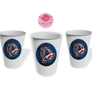 Vasos Capitan America pack x10