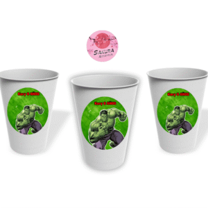 Vasos Hulk pack x10