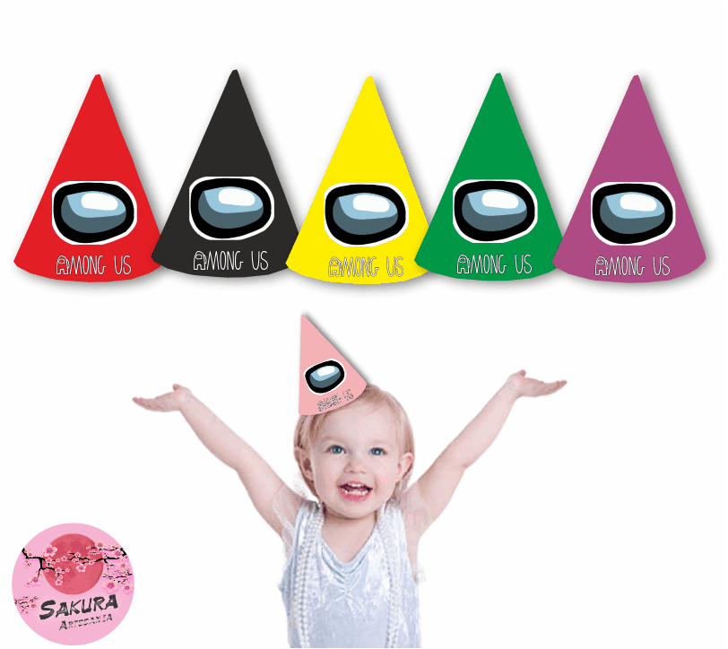 Among Us Gorros conos