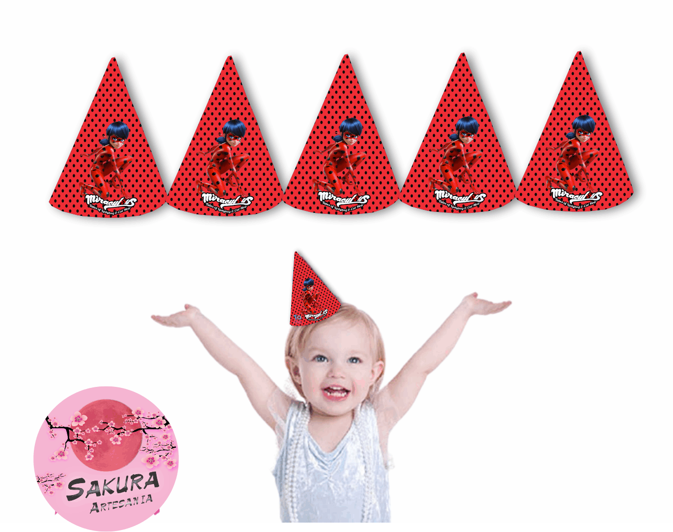 Miraculous Gorros conos