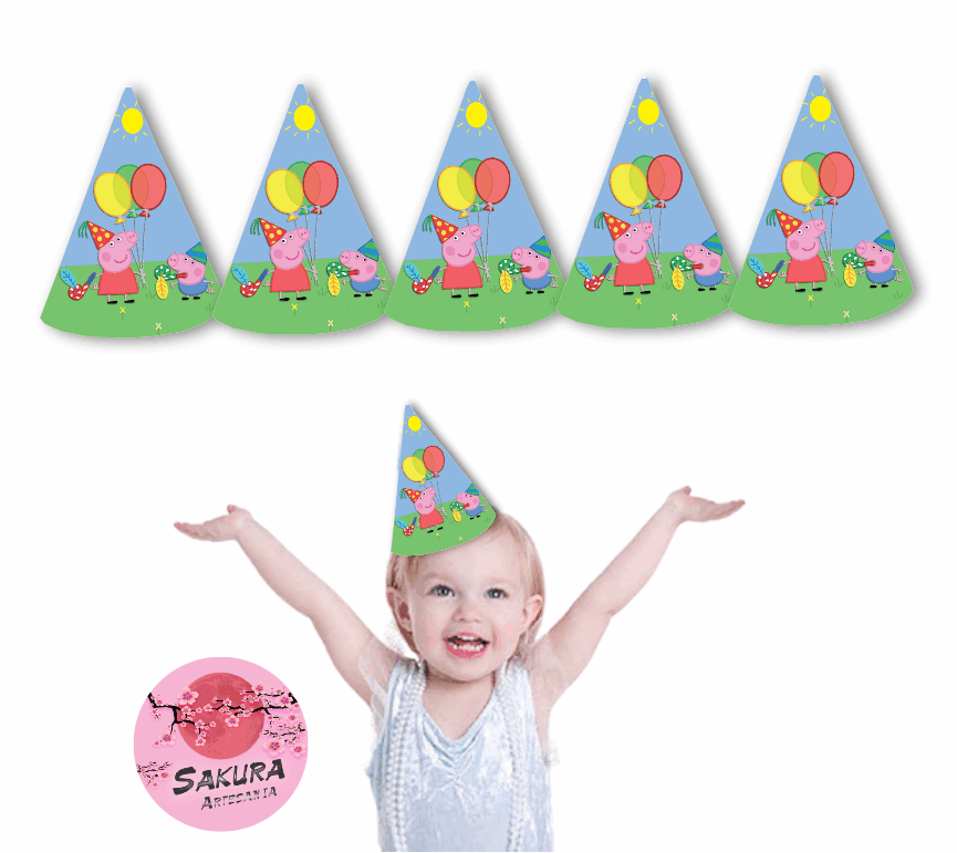 Peppa Pig Gorros conos