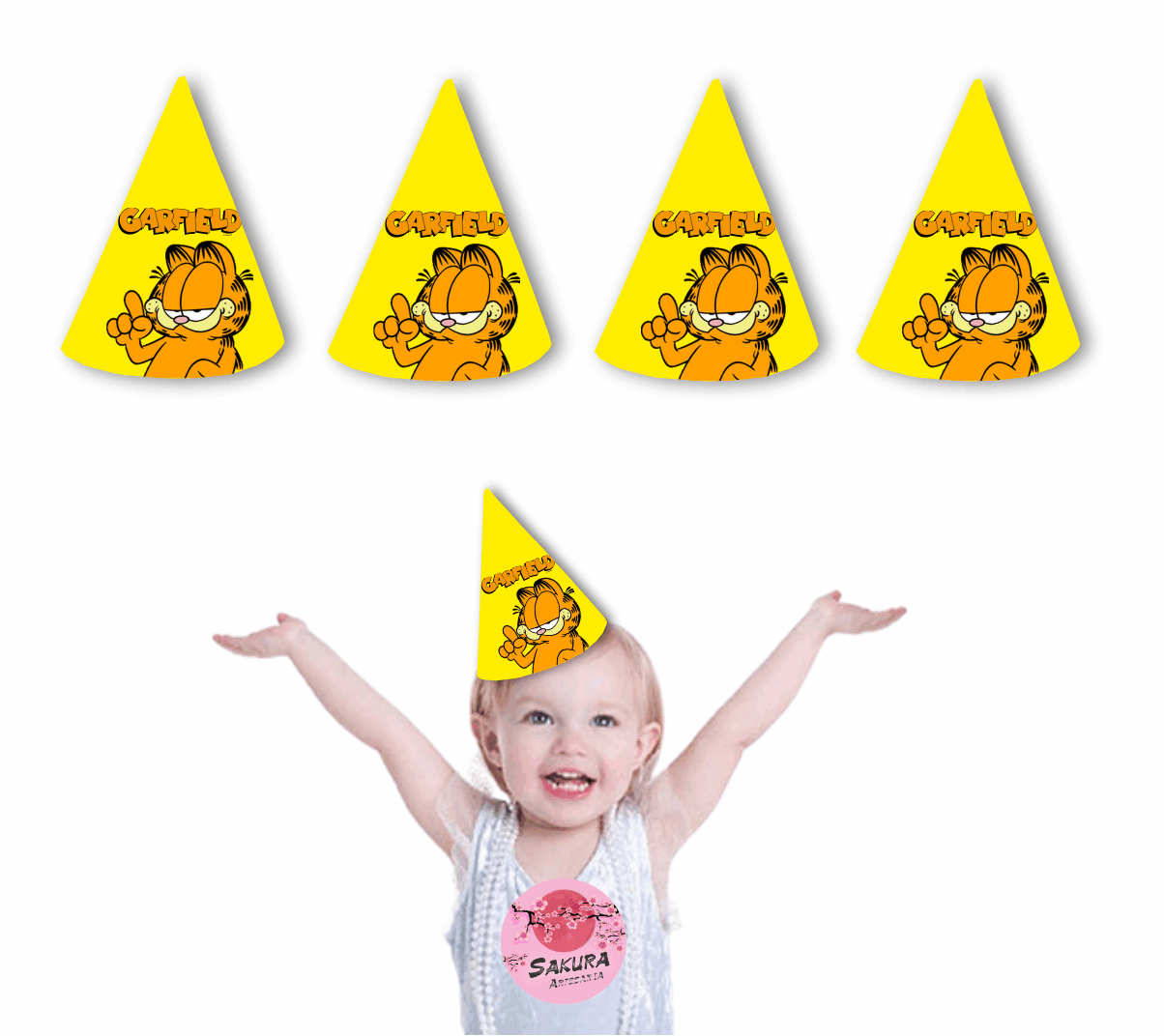 Garfield Gorros conos