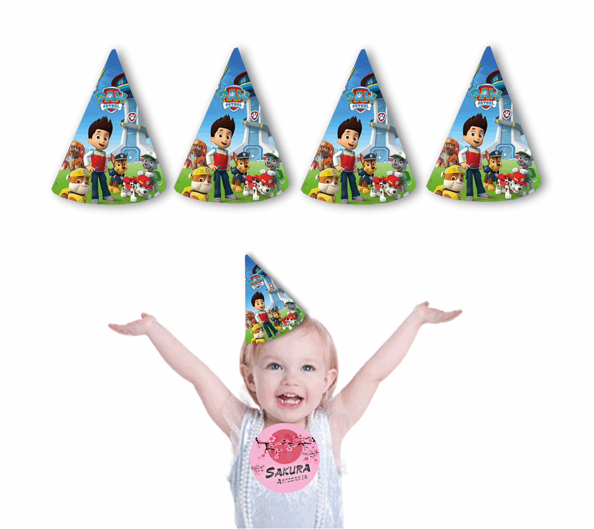 Patrulla Canina Gorros conos