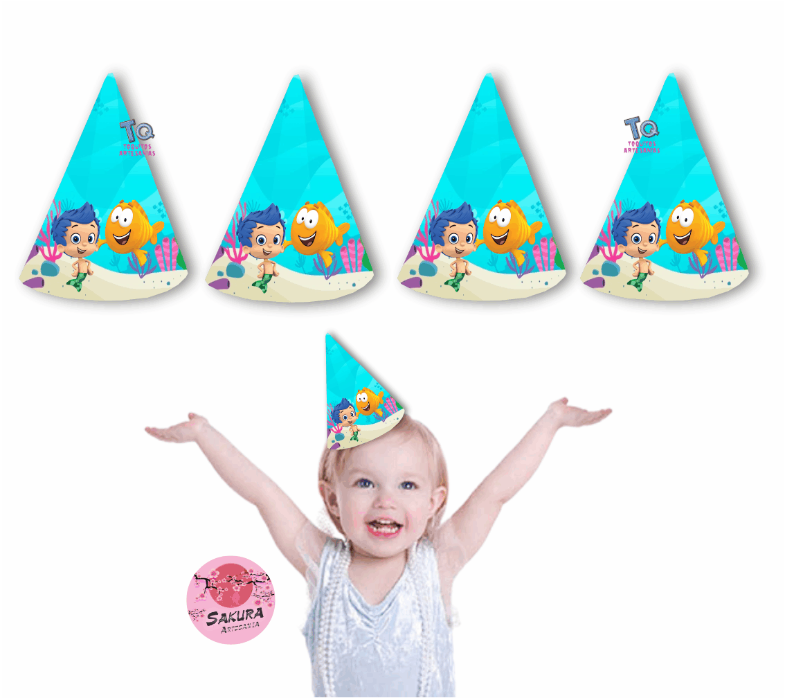Bubble Guppies Gorros conos