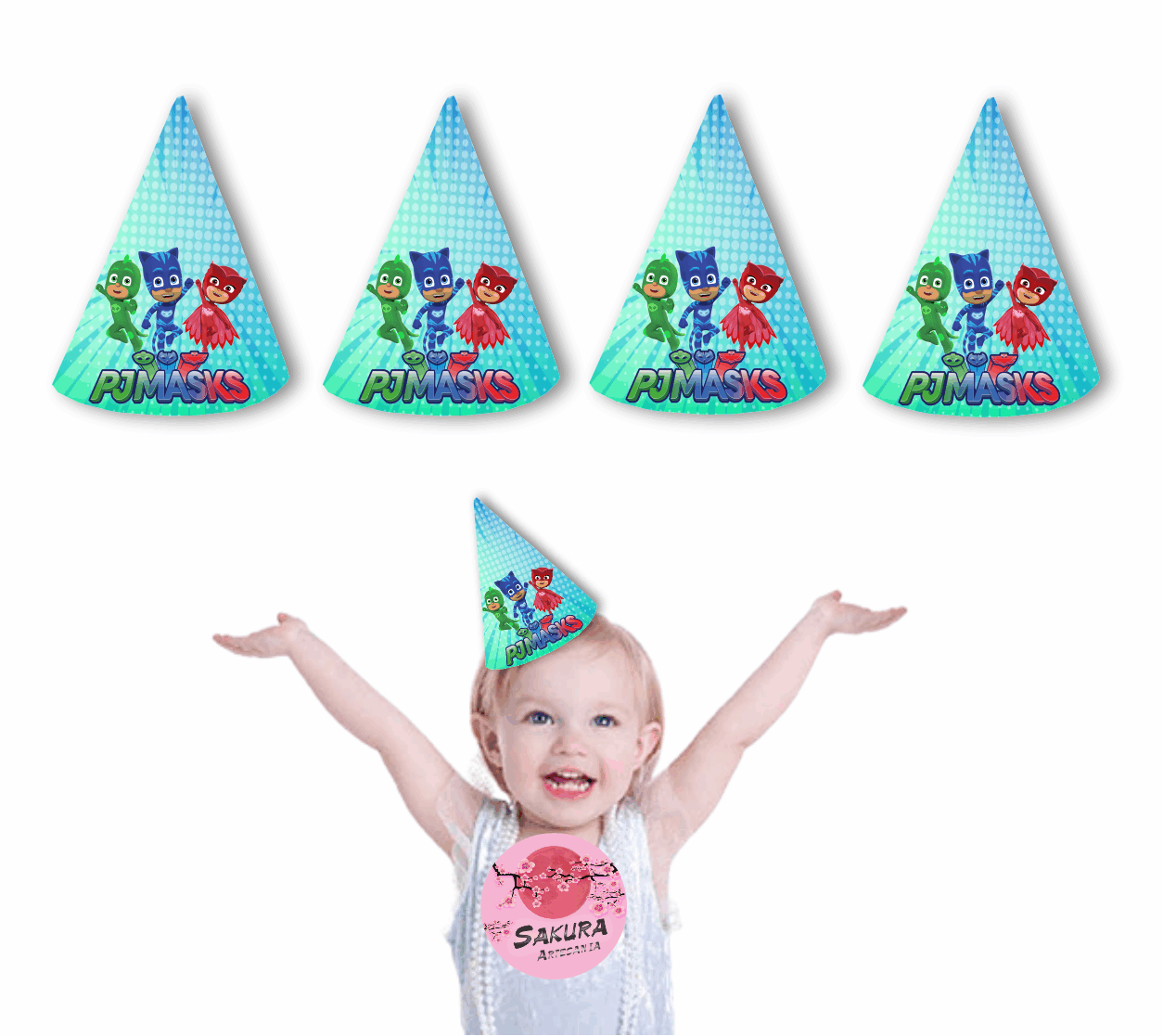 Heroes en Pijama Gorros conos