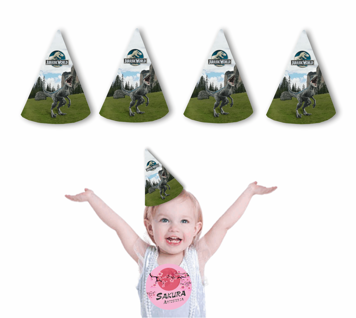 Jurassic Park Gorros conos