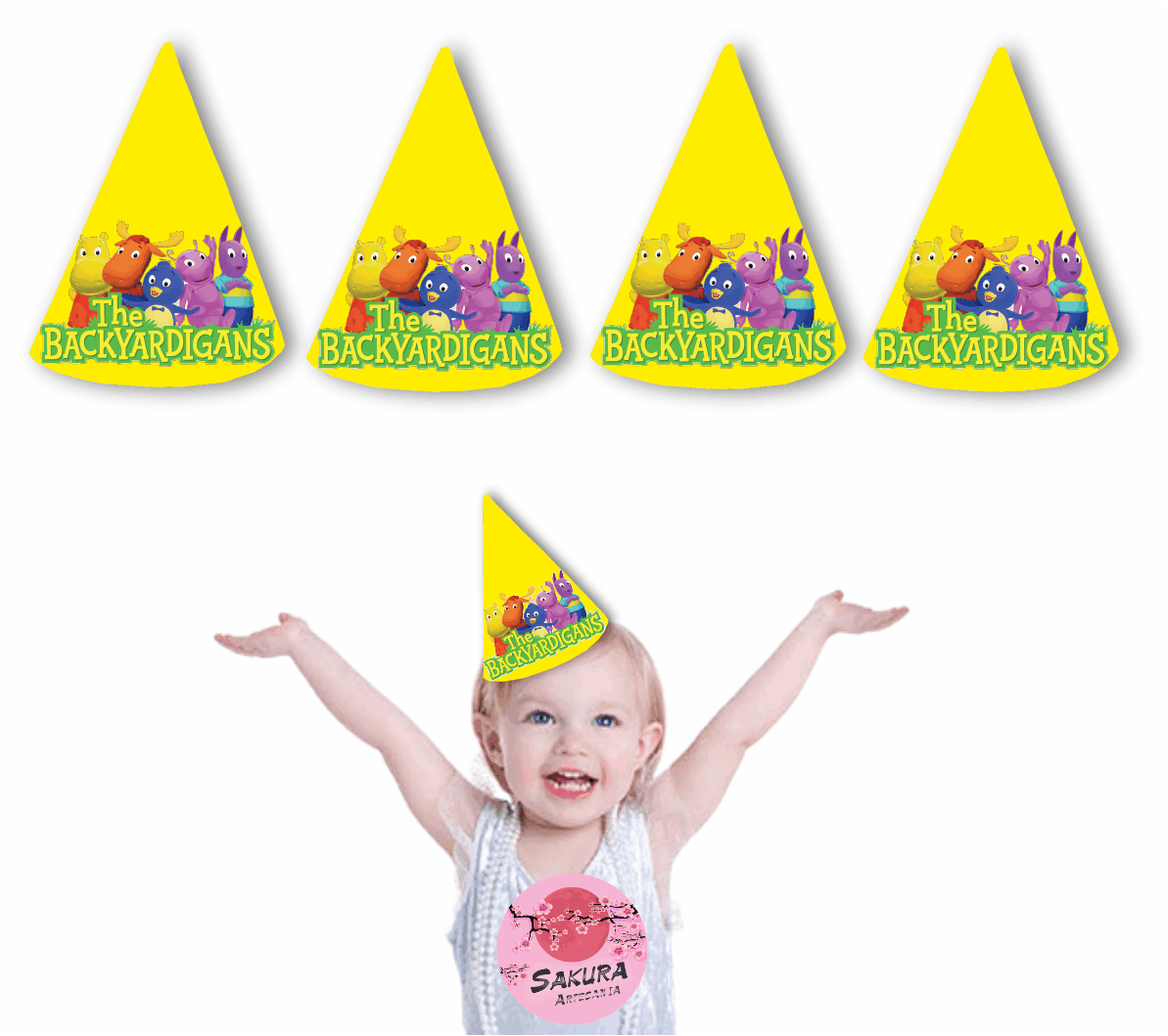 Los Backyardigans Gorros conos