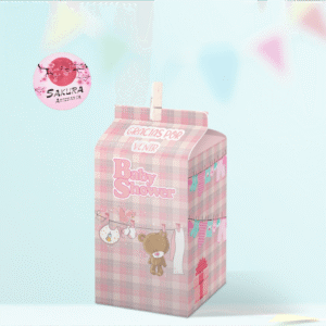 Baby shower niña caja souvenirs