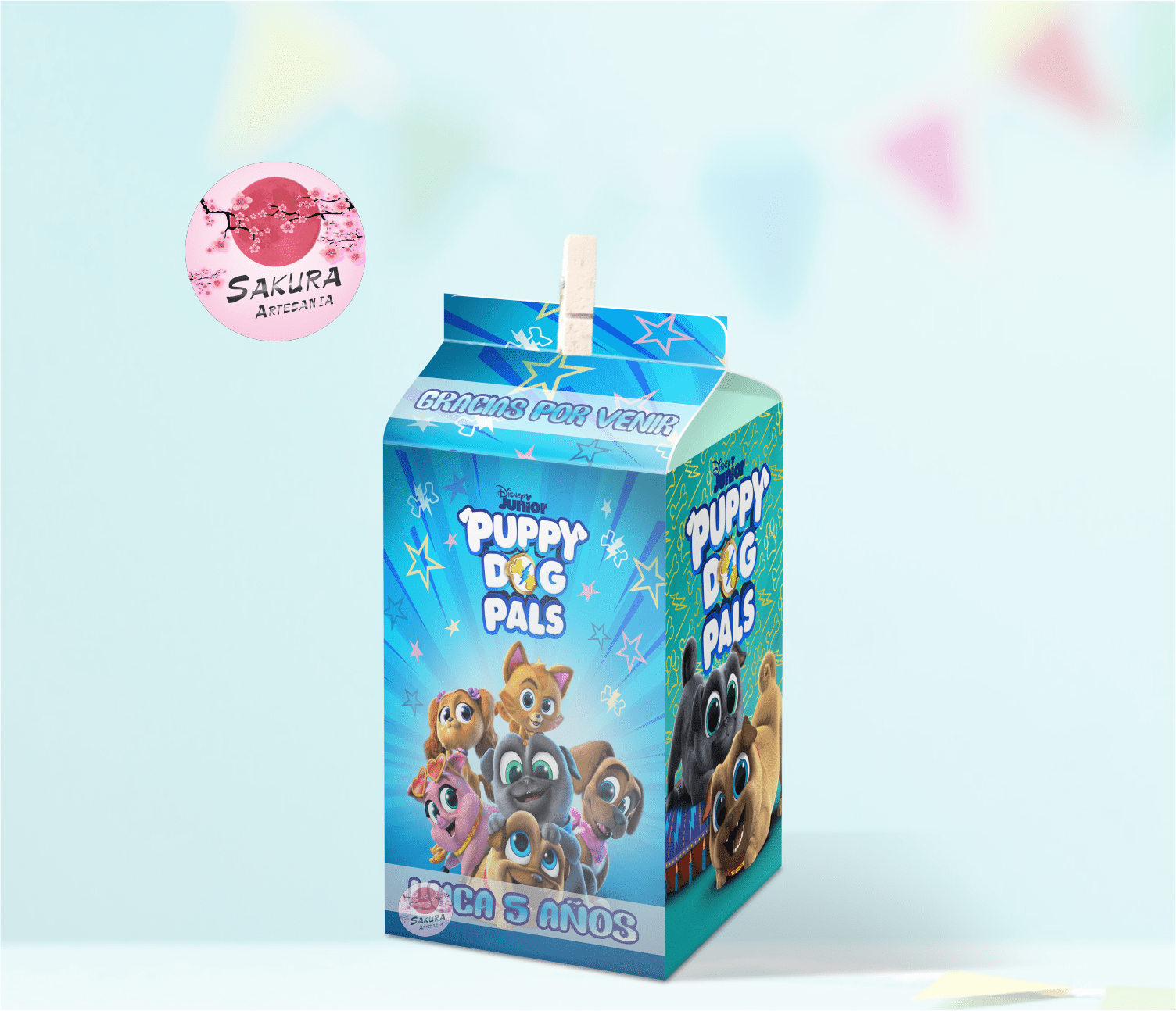 Puppy Dog Pals caja souvenirs