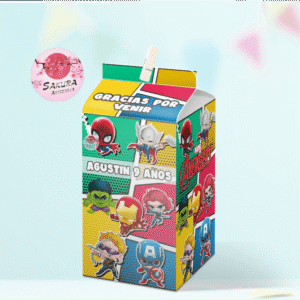 Los Vengadores caja souvenirs