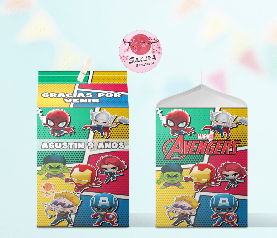 Los Vengadores caja souvenirs - Imagen 2