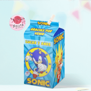 Sonic caja souvenirs
