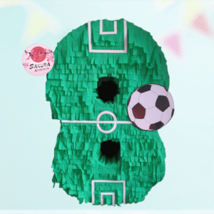 Piñata futbol numeros