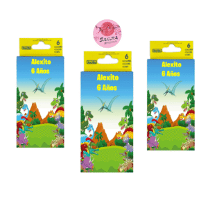 Dinosaurio Lapices De Colores