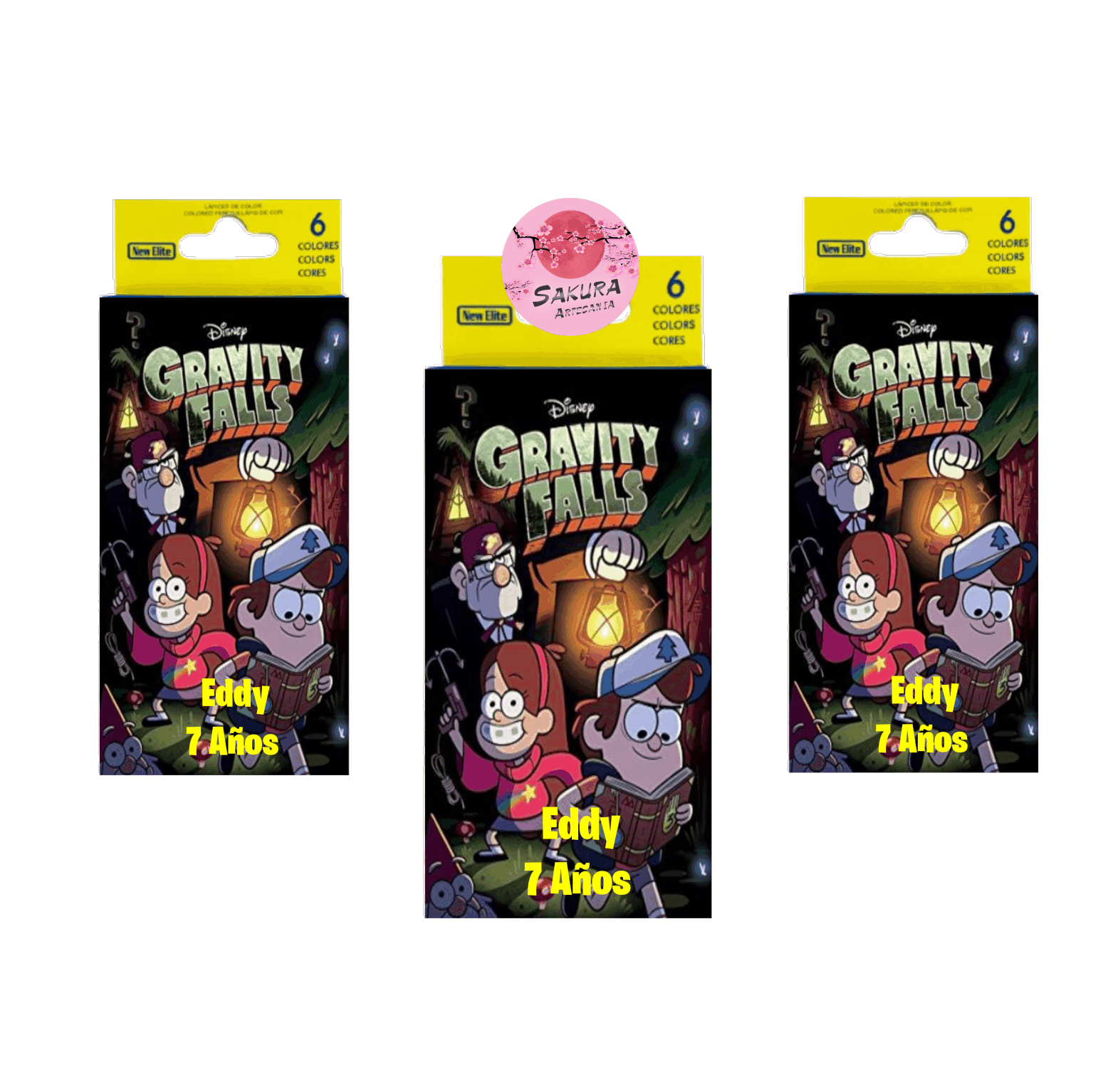 Gravity Falls Lapices De Colores