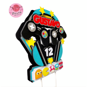 Gamer cake Toppers 3d