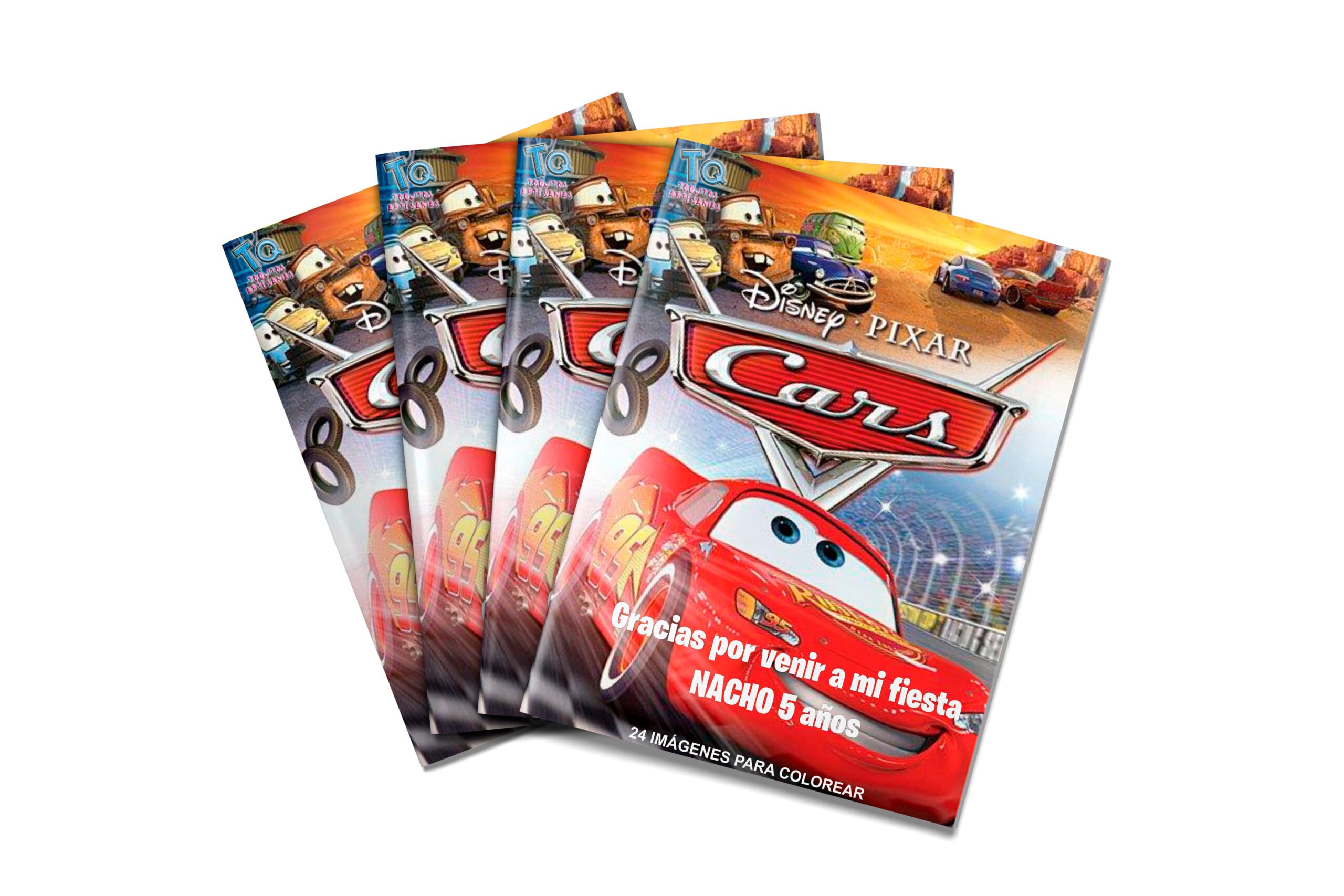 Libros souvenirs Cars