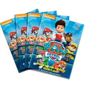 Libros souvenirs Patrulla Canina