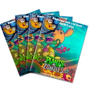 Libros souvenirs Planta vs Zombies
